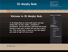 Tablet Screenshot of 3dmurphybeds.com